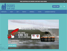 Tablet Screenshot of ossiessurfshop.com